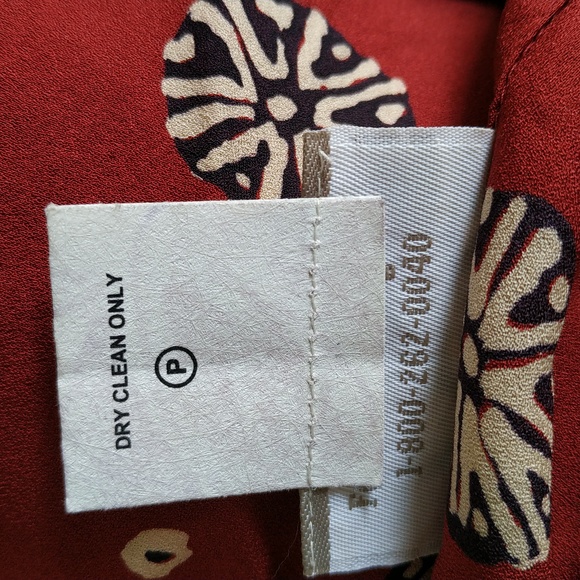 Coldwater Creek Silk Long Sleeve Blouse Button down - Picture 9 of 9